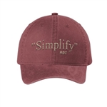 "Simplify" Hat or Ball Cap