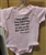 Infant Onesie (pink) with Thoreau "Born" Quote