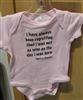 Infant Onesie (pink) with Thoreau "Born" Quote