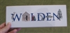 Walden Name Plaque or Shelf Sitter